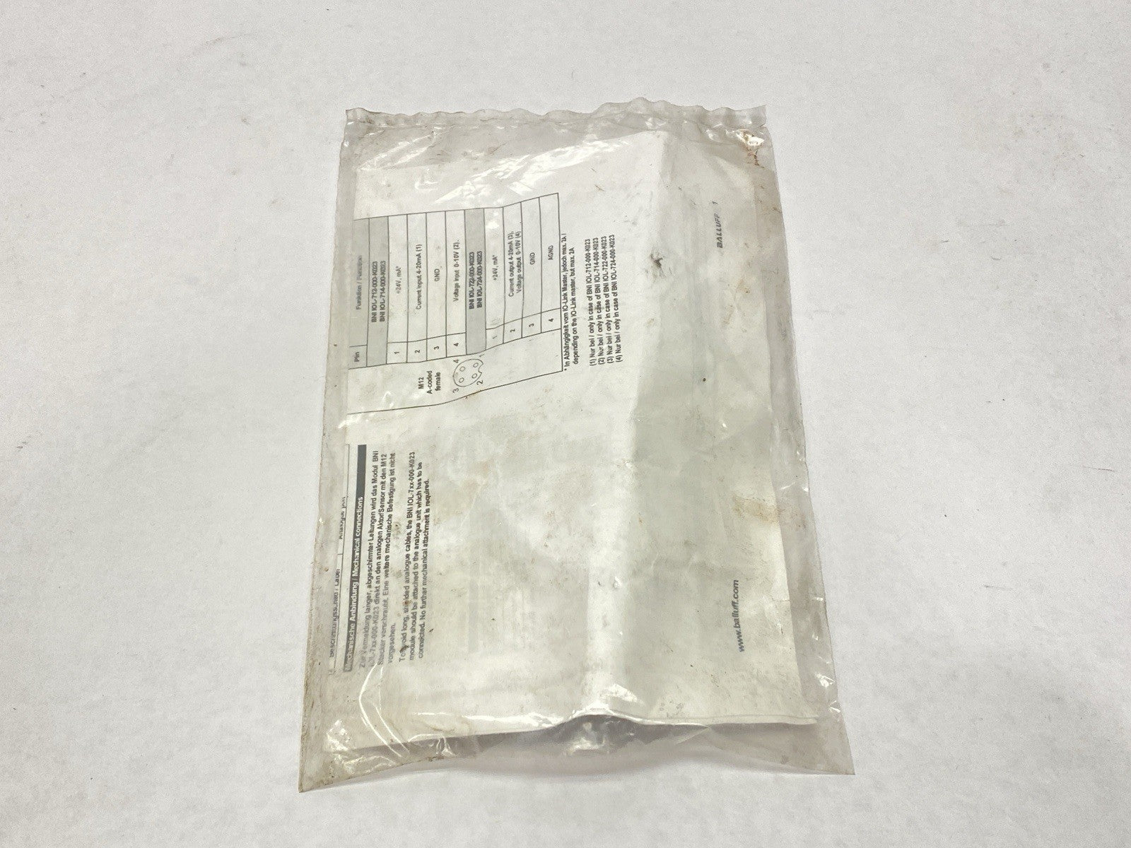 BNI004E | Balluff Signal Converter Communication Adapter BNI IOL-724-000-K023 - New - Maverick Industrial Sales