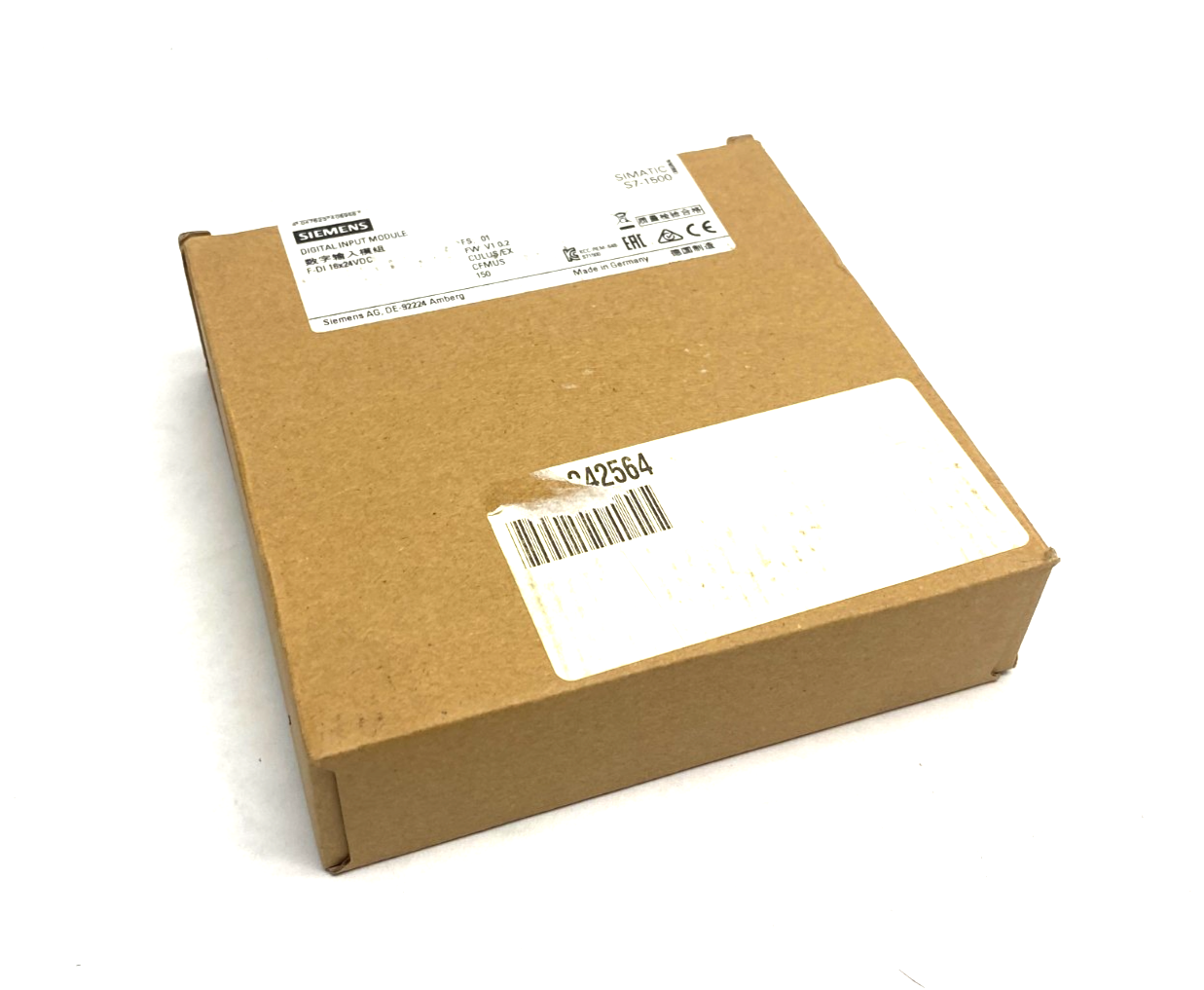 Siemens 6ES7 526-1BH00-0AB0 SIMATIC S7-1500 Digital Input Module F-DI 16x24VDC - Maverick Industrial Sales