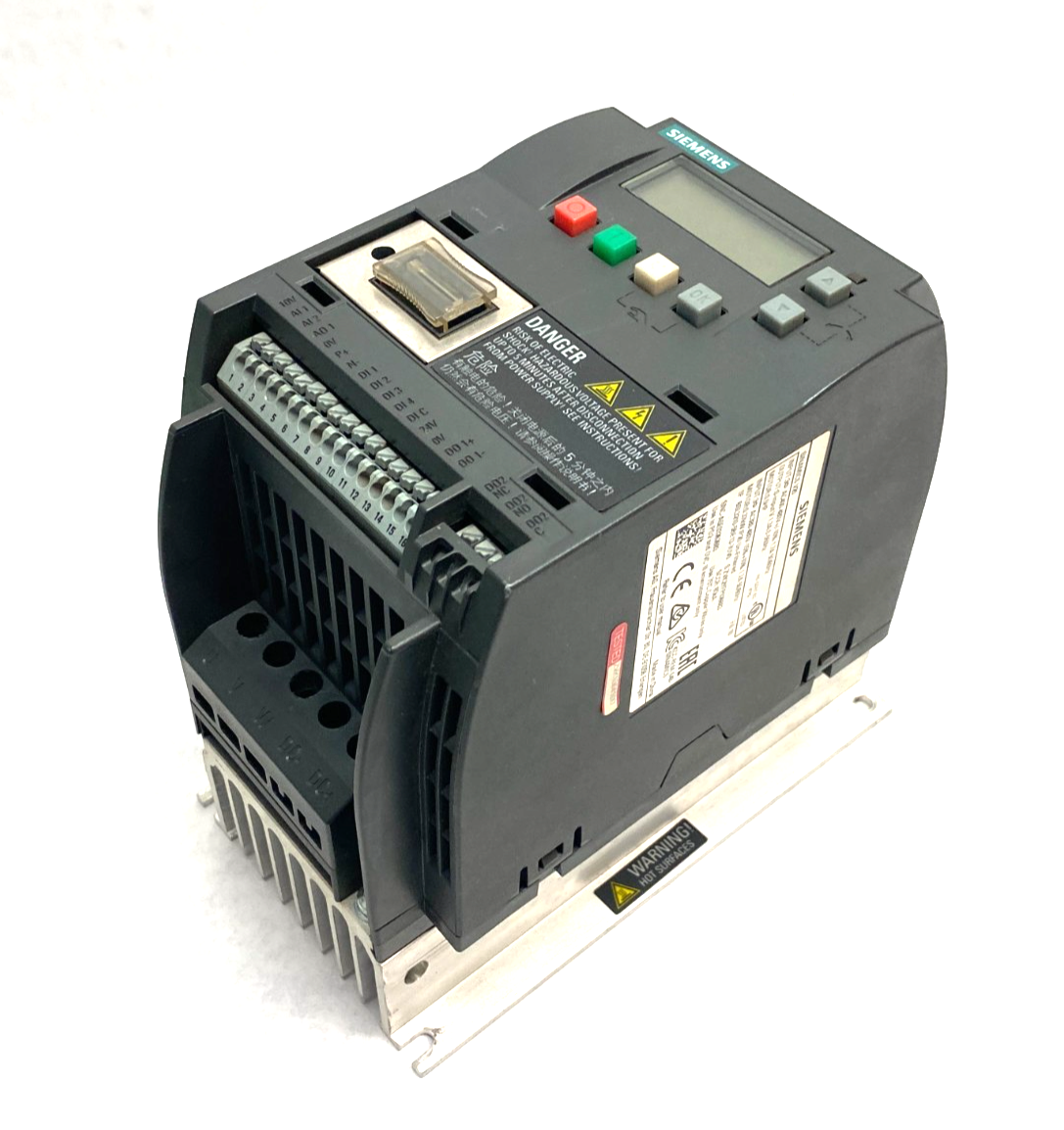 6SL3210-5BE13-7UV0 | Siemens SINAMICS V20 Variable Frequency Drive 380-480V 3 AC - Used - Maverick Industrial Sales