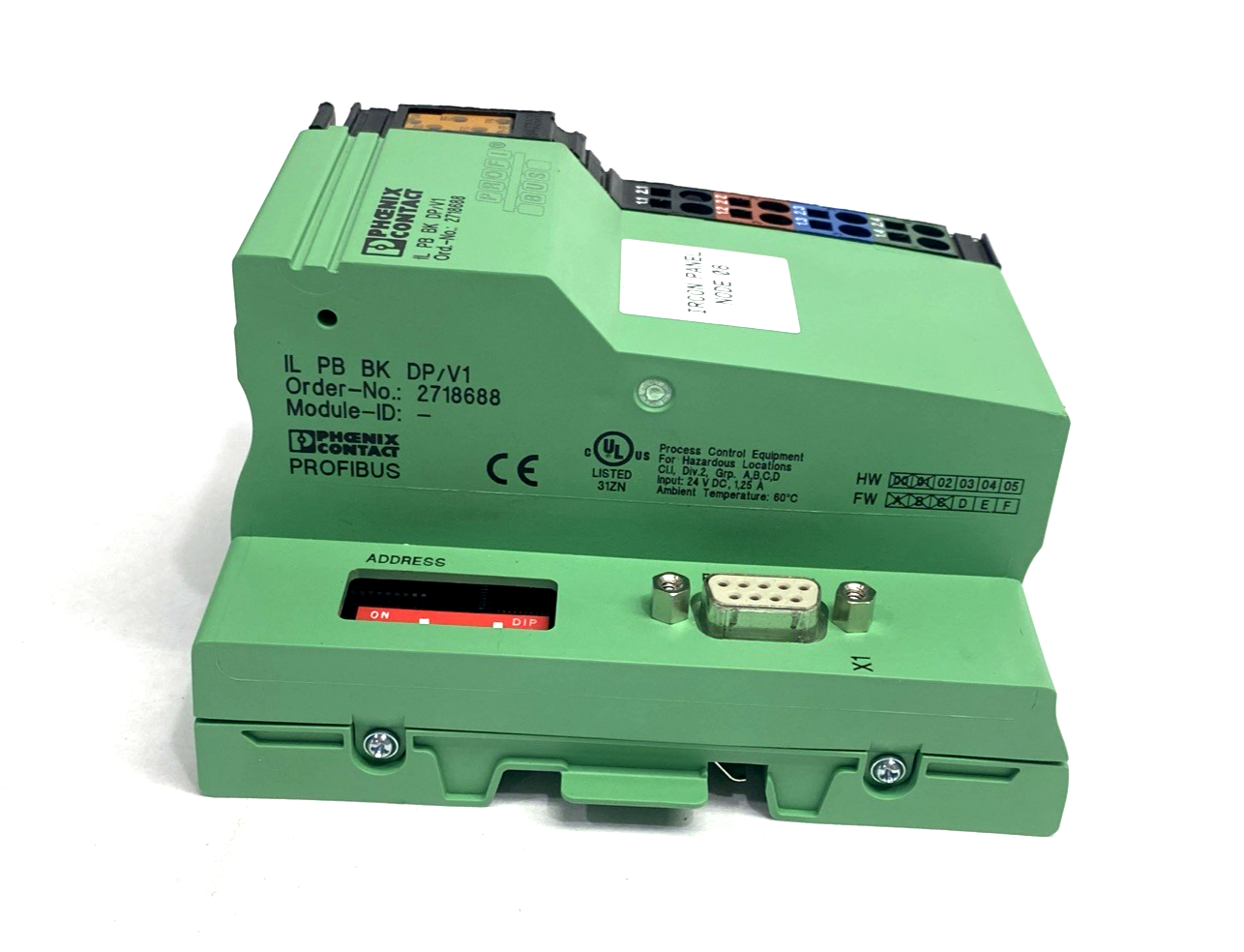 IL PB BK DP/V1 | Phoenix Contact Bus Coupler, Standard-PROFIBUS-DP, 2718688 - Used - Maverick Industrial Sales