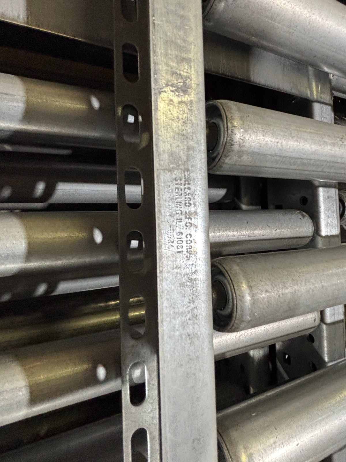 Mallard Manufacturing 192"L x 16"W Gravity Flow Racking, 16'L, LOT OF 18 - Maverick Industrial Sales