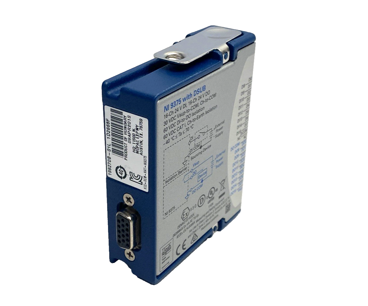 NI 9375 | National Instruments 24V Digital Input Output Module NI-9375 199270B-01L - For parts or not working - Maverick Industrial Sales
