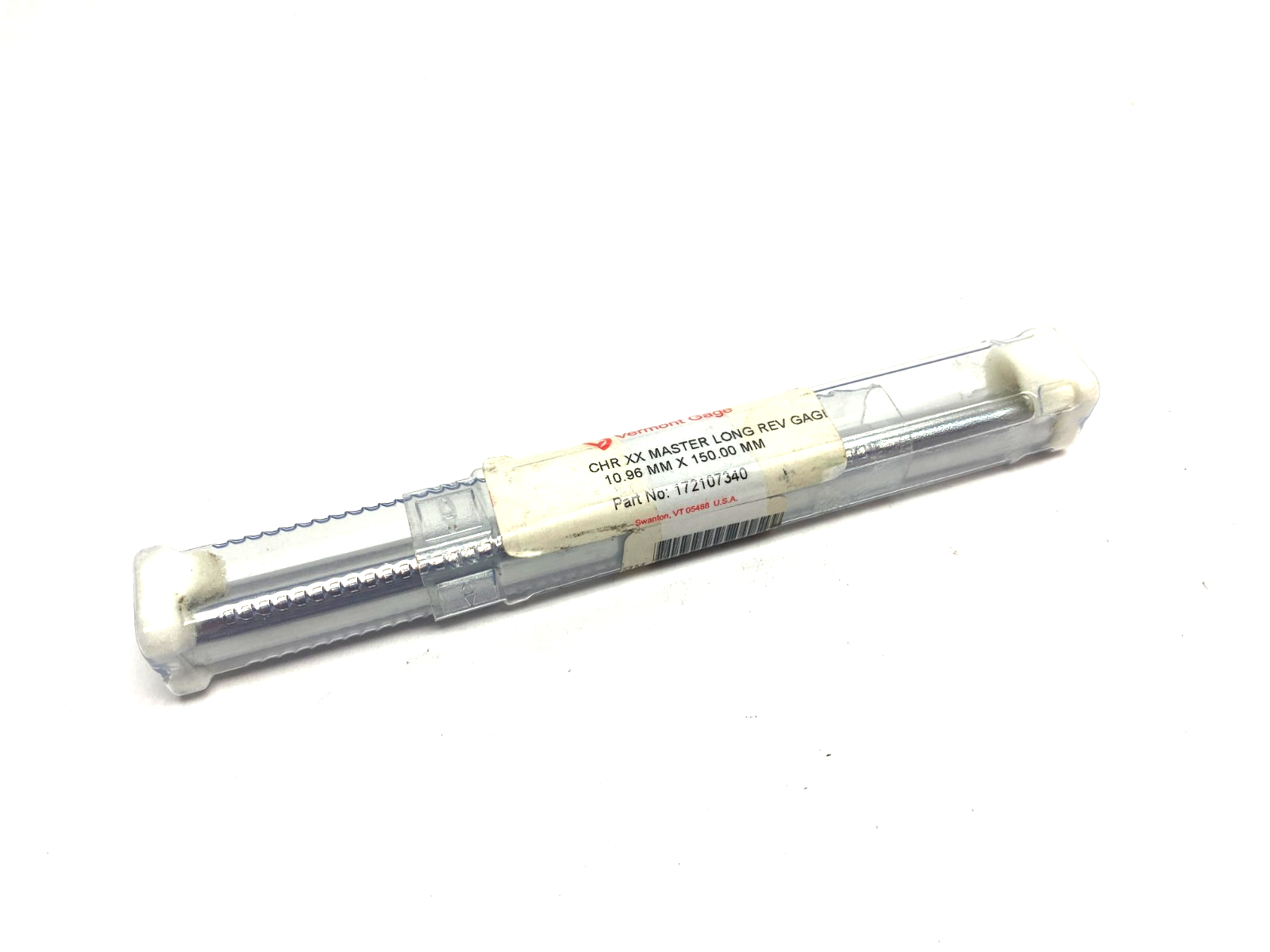 Vermont Gage 172107340 CHR XX Reversible Long Master Gage 10.96mm x 150.00mm - Maverick Industrial Sales