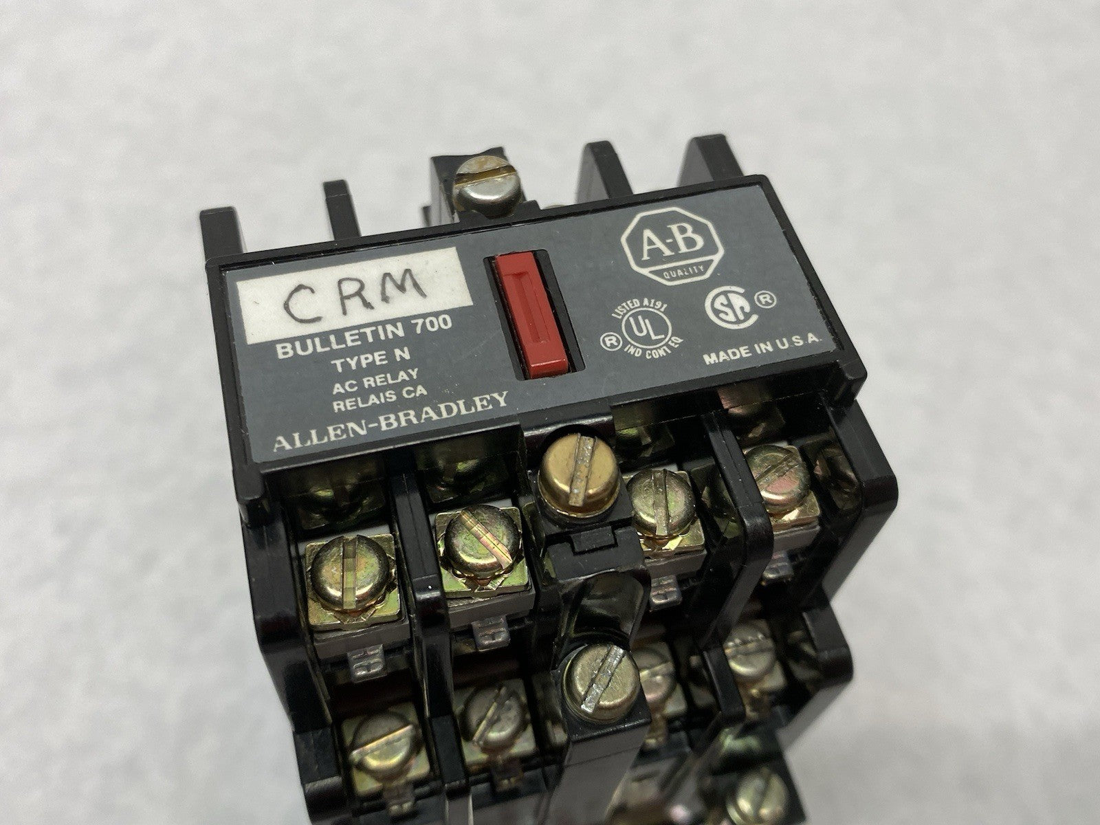700-N400A1 | Allen Bradley Ser. C Control Relay w/ 700-NA40 Ser. B Relay - Used - Maverick Industrial Sales