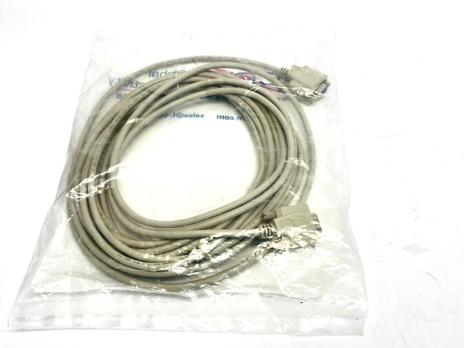L-Com CSMN9MF-25 Deluxe Molded D-Sub Cable DB9 Male / Female 25ft - Maverick Industrial Sales