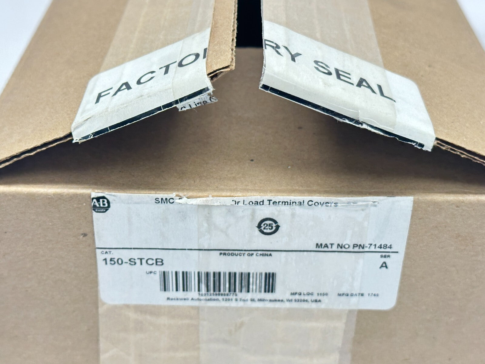 150-STCB | Allen Bradley Terminal Cover- New – Open box - Maverick Industrial Sales