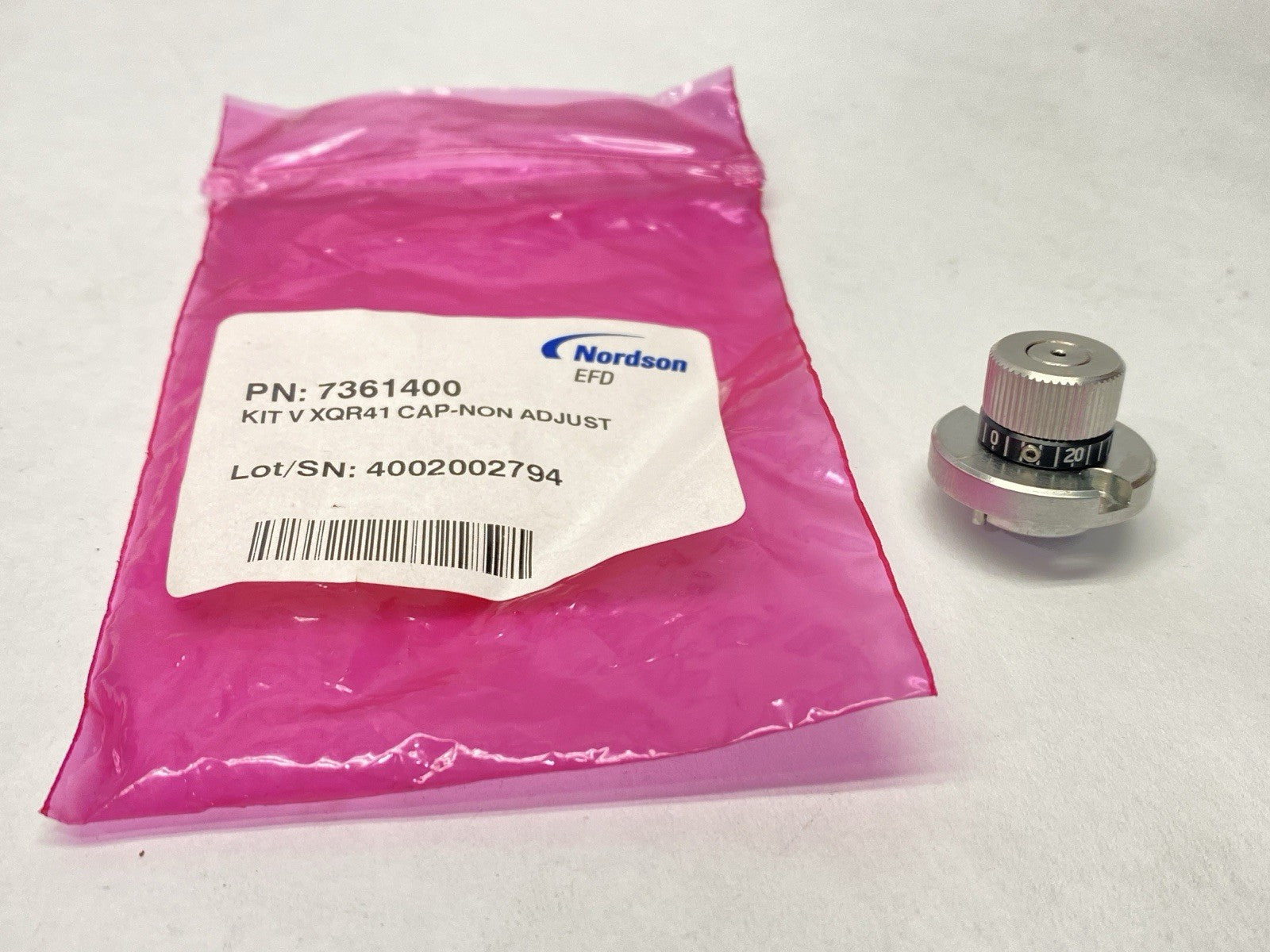7361400 | Nordson EFD KIT V XQR41 Cap-Non Adjust - New – Open box - Maverick Industrial Sales