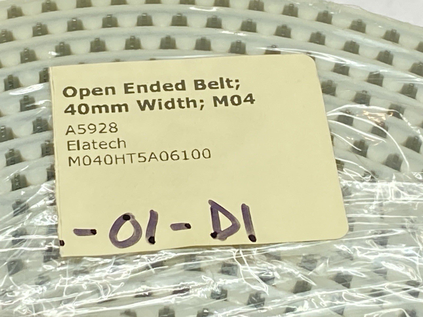 Elatech M040HT5A06100 Open Ended Belt H Profile 40mm Wide 6100mm Length - New - Maverick Industrial Sales