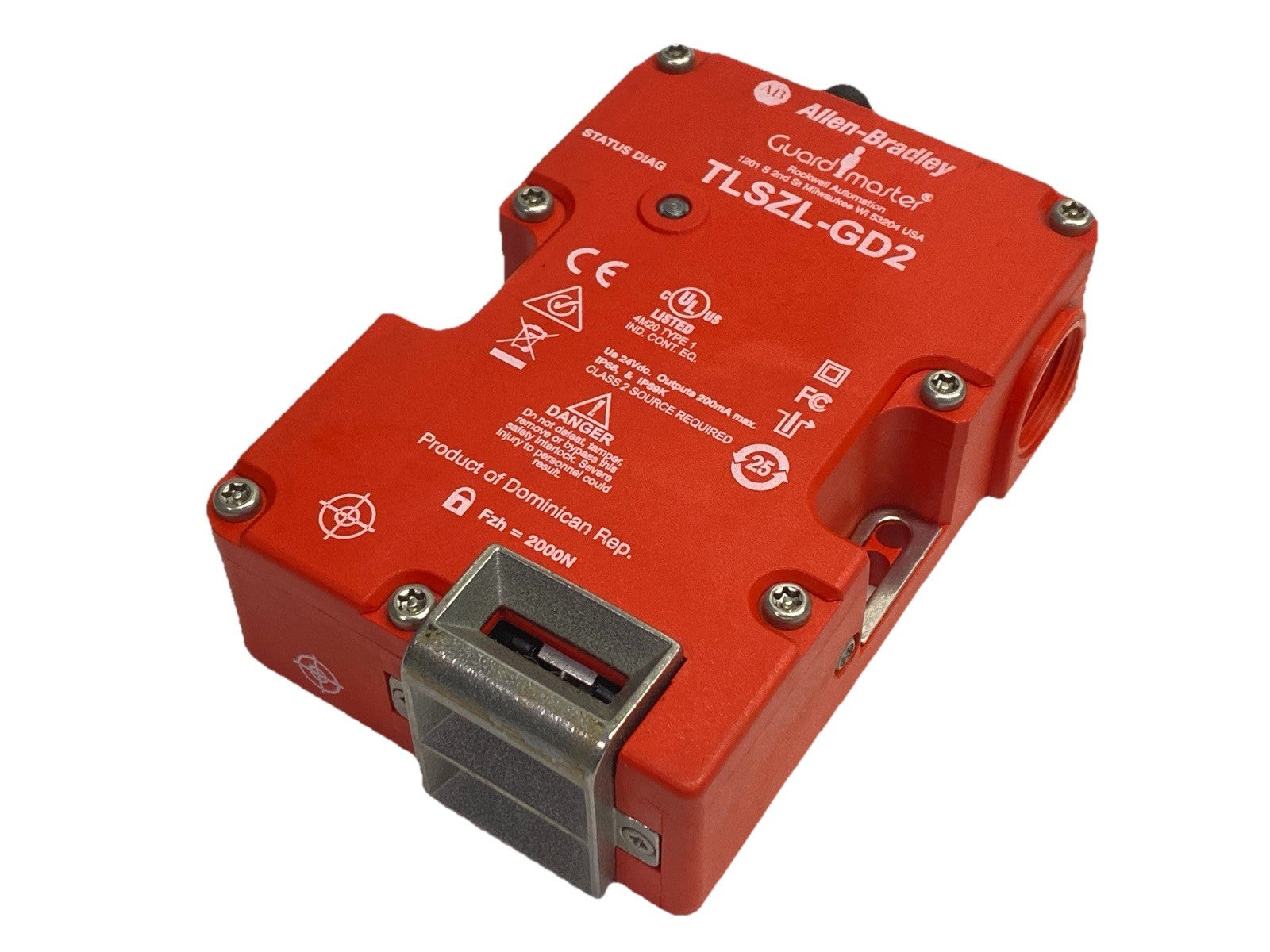 440G-TZS21UPLH | Allen Bradley Ser E Guardmaster Safety Interlock Switch TLSZL-GD2 - For parts or not working - Maverick Industrial Sales