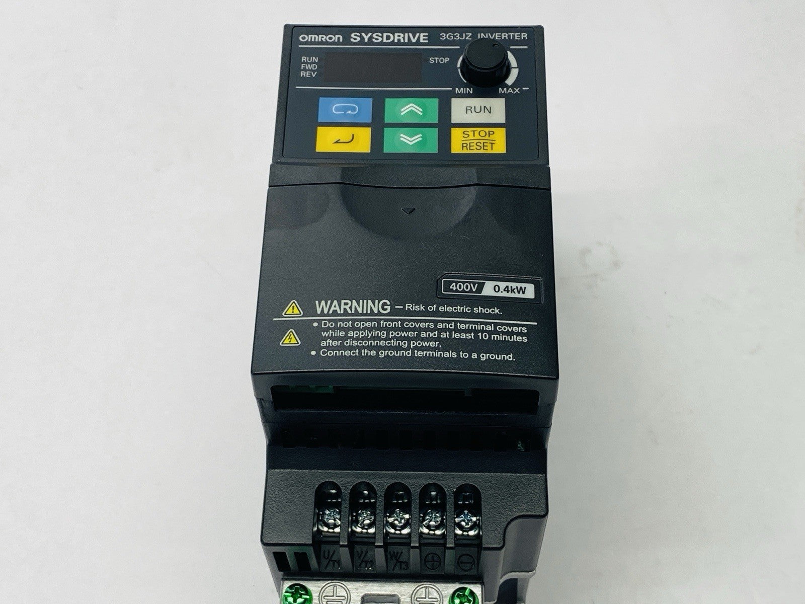 Omron 3G3JZ-A4004 Inverter 3PH 1.5A 0-480V 0.5HP - Maverick Industrial Sales