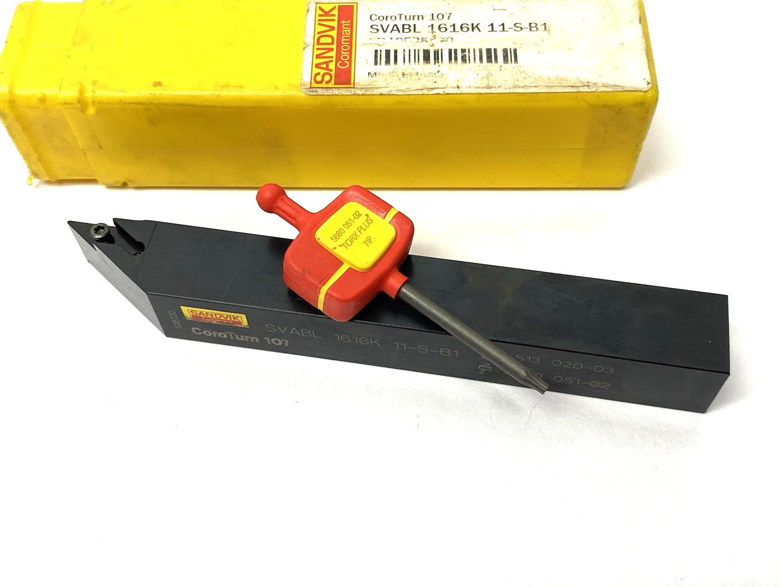 | Sandvik Coromant VABL 1616K 11-S-B1 CoroTurn® 107 Shank Tool for Turning 5751408 - New – Open box - Maverick Industrial Sales