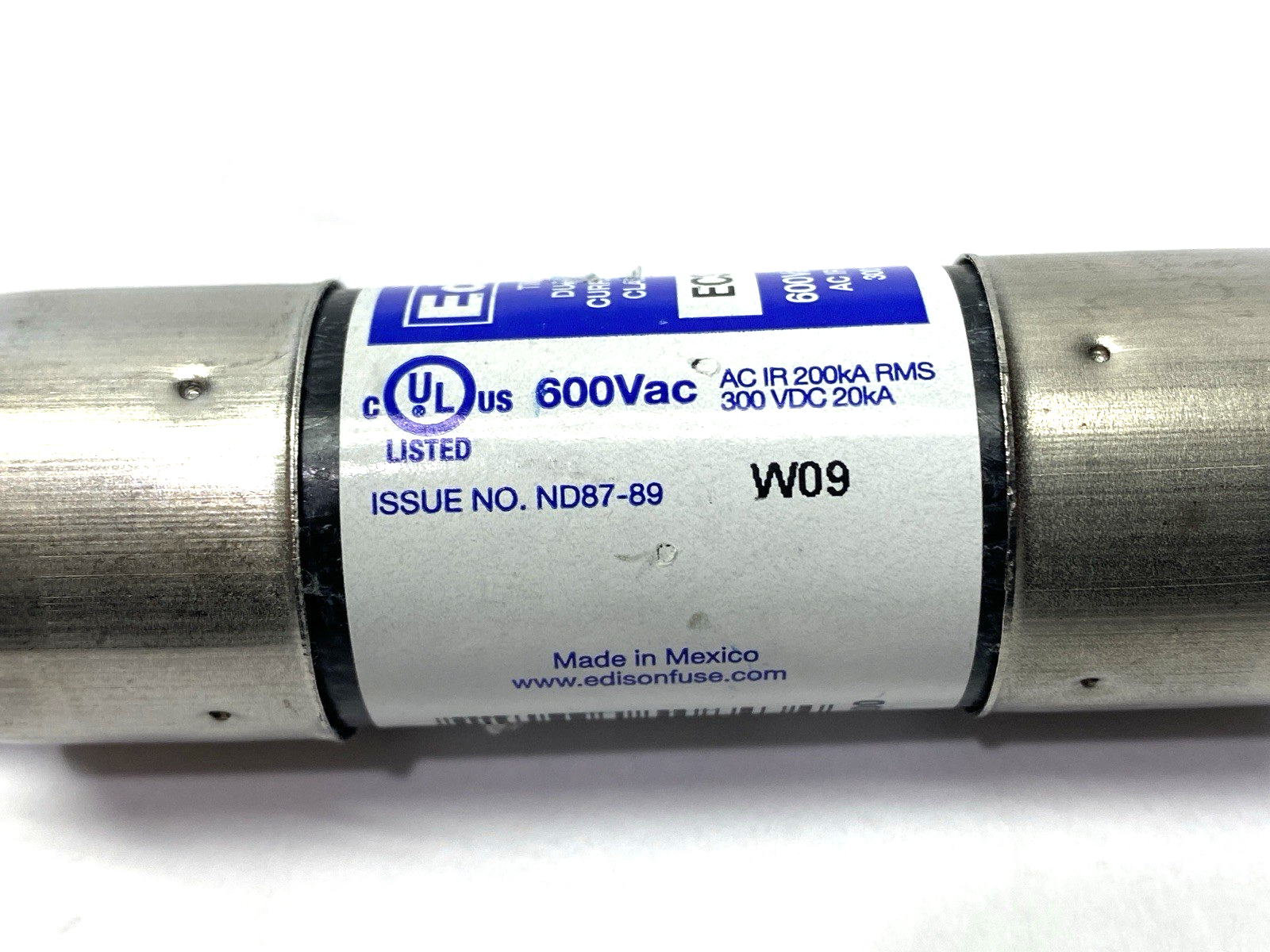 Edison ECSR100 Time Delay Dual Element Fuse Class RK5 600VAC 100A - Maverick Industrial Sales