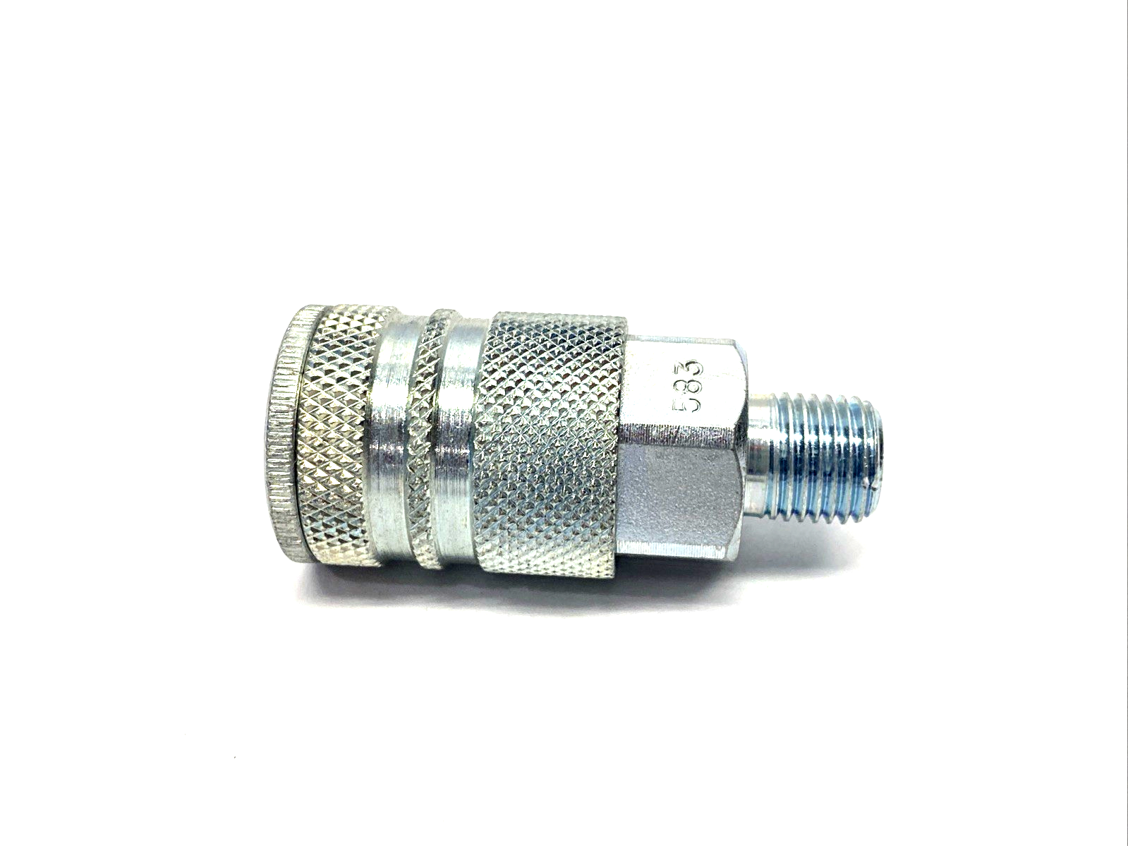 Coilhose 583 3/8" Industrial Interchange Coupler, 1/4" MPT A2089 LOT OF 4 - Maverick Industrial Sales