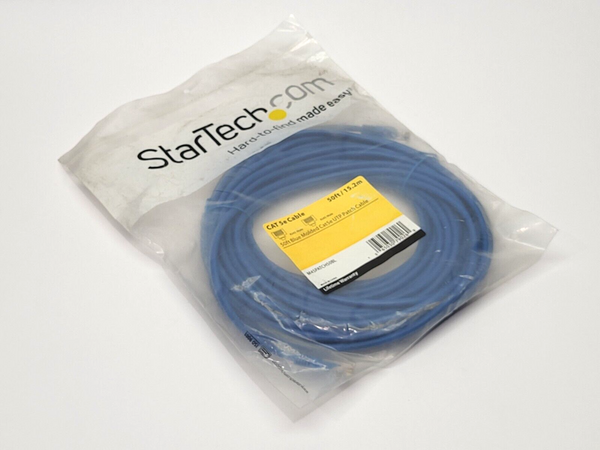 StarTech M45PATCH50BL Blue Molded Cat5e UTP Patch Cable 50' - Maverick Industrial Sales