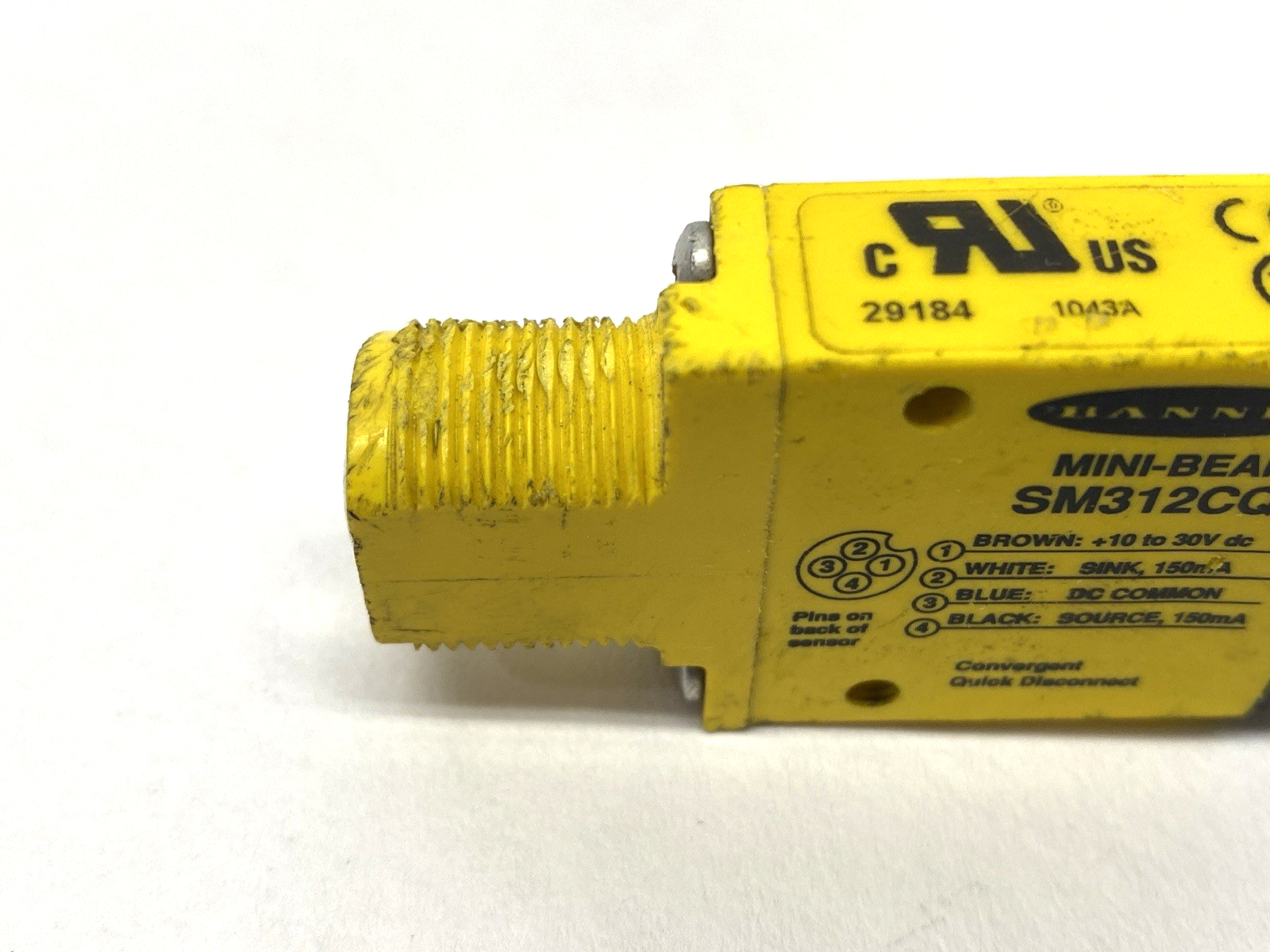 SM312CQDC | Banner Mini-Beam Photoelectric Sensor 4-Pin M12 29184 - Used - Maverick Industrial Sales