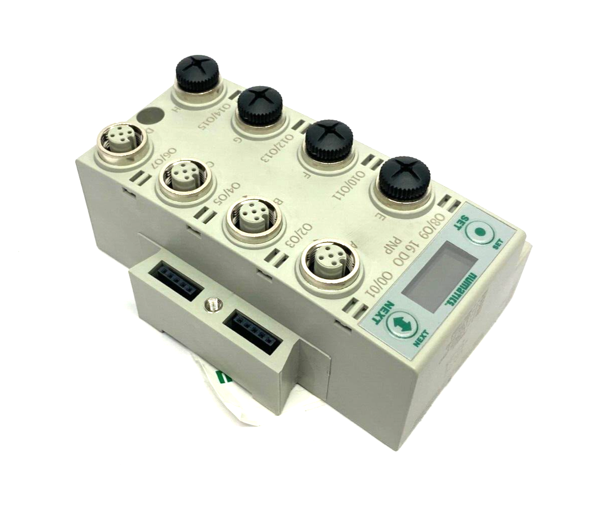 Numatics 240-207 Digital I/O Module 16x PNP Output 5-Pin M12 Ports - Maverick Industrial Sales