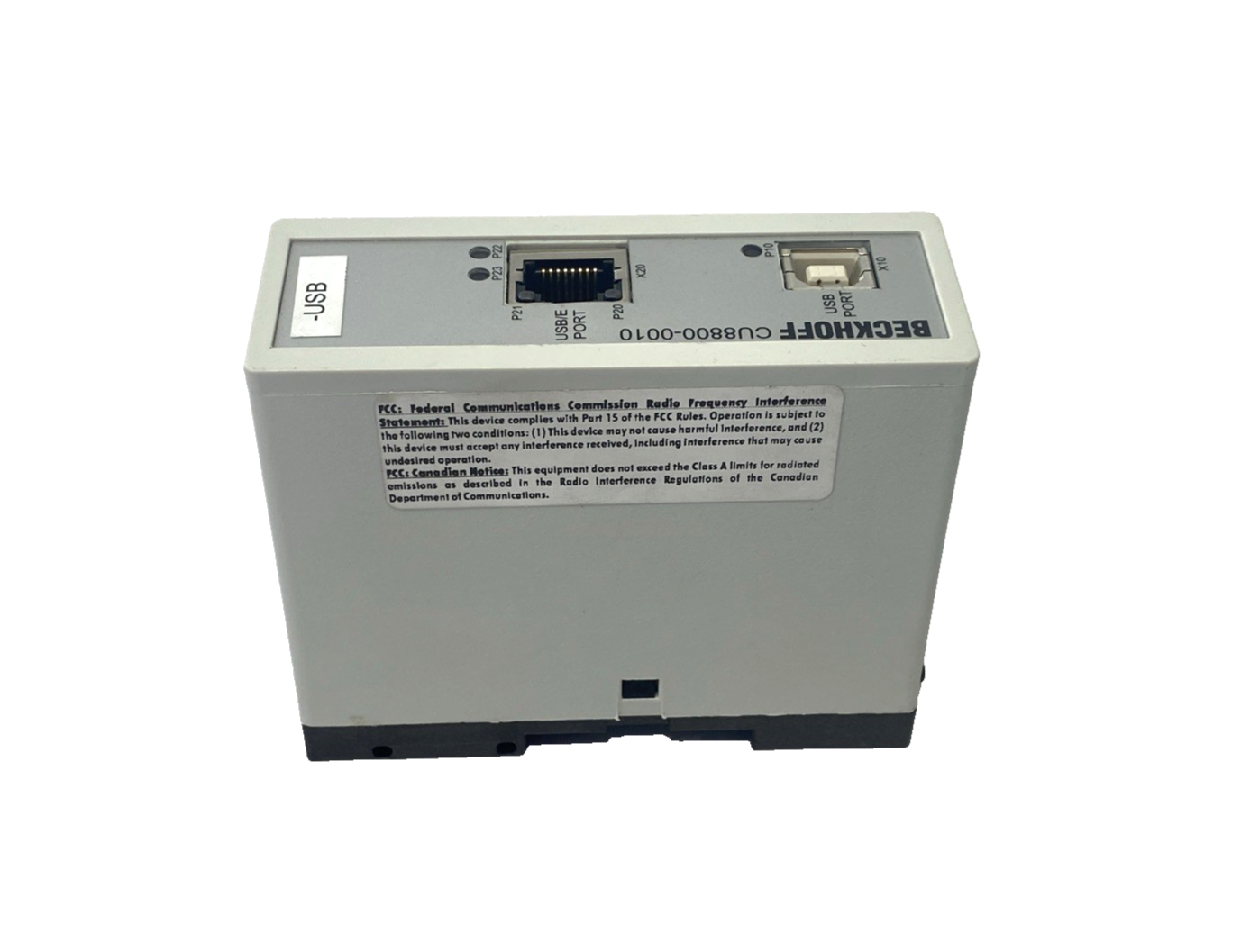Beckhoff CU8800-0010 USB-Extender-Tx USB Extension Transmitter Box, USB-E Tx - Maverick Industrial Sales