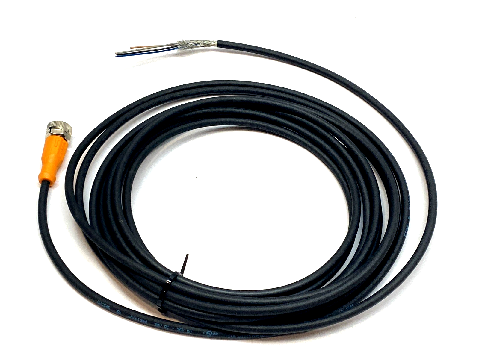 AD0GH050MSS0005K05 | IFM M12 Sensor Cable 5-Pin Female Shielded EVC5455 5m - New – Open box - Maverick Industrial Sales
