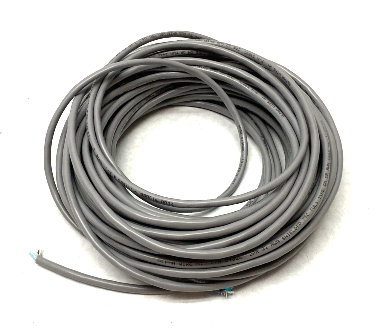 5902C | Alpha Wire Communication & Control Cable 22AWG 2-Pair ABOUT 65' LENGTH - New Other - Maverick Industrial Sales