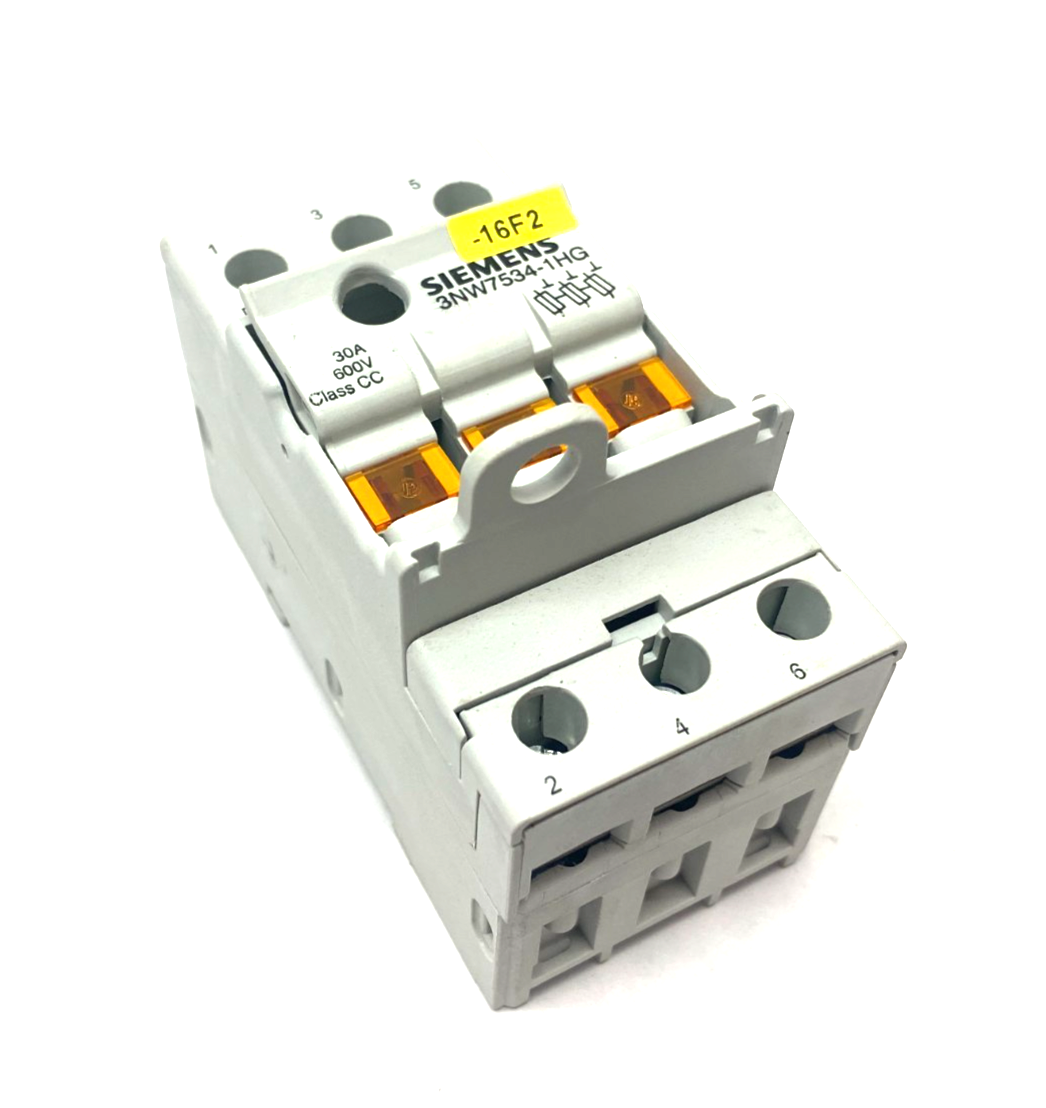 Siemens 3NW7534-1HG 3-Pole Fuse Holder Class CC 600V 30A - Maverick Industrial Sales
