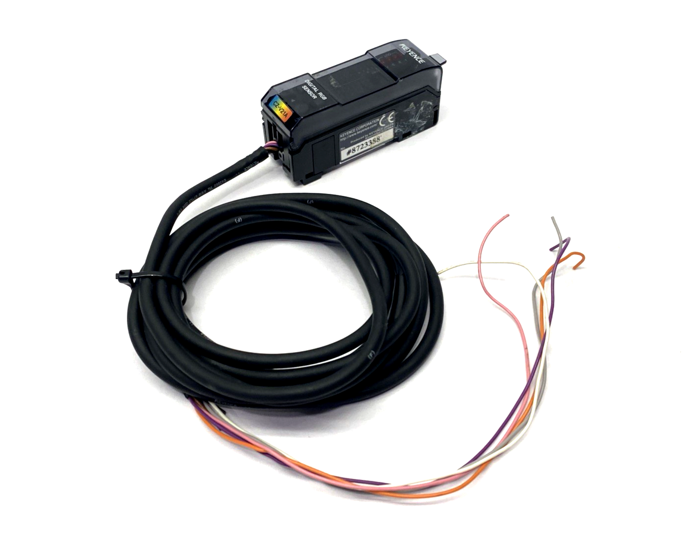 Keyence CZ-V21A RGB Digital Sensor Amplifier Unit, NPN - Maverick Industrial Sales