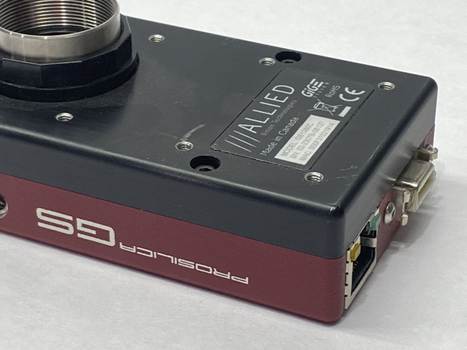 Allied Vision GS1380C GiGE Prosilica GS Machine Vision Camera - Maverick Industrial Sales