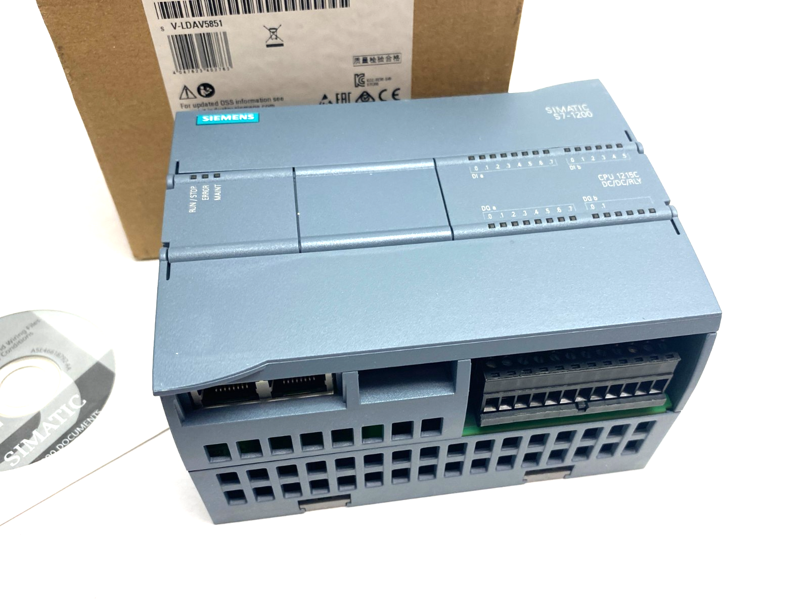 Siemens 6ES7 215-1HG40-0XB0 SIMATIC S7-1200 CPU Module DI 14x24VDC DQ 10x - Maverick Industrial Sales