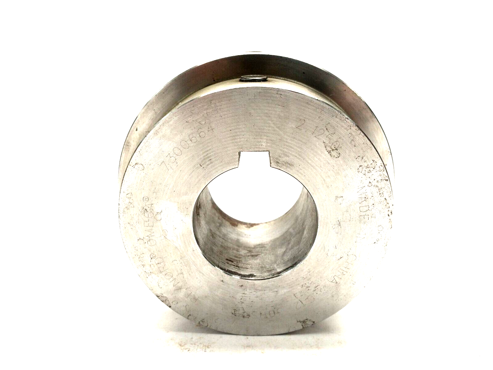 Rexnord 7300664 Omega Elastomeric Hub 30 HSB 2.125" Bore 1/2" x 1/4" Keyway - Maverick Industrial Sales