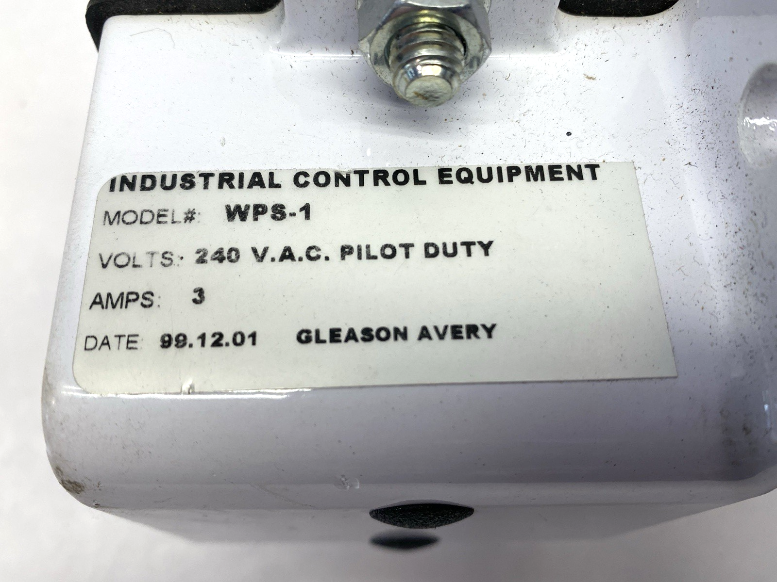 Industrial Control Equipment WPS-1 Wall Pull Switch 20' Rope w/ Handle 240VAC - Maverick Industrial Sales