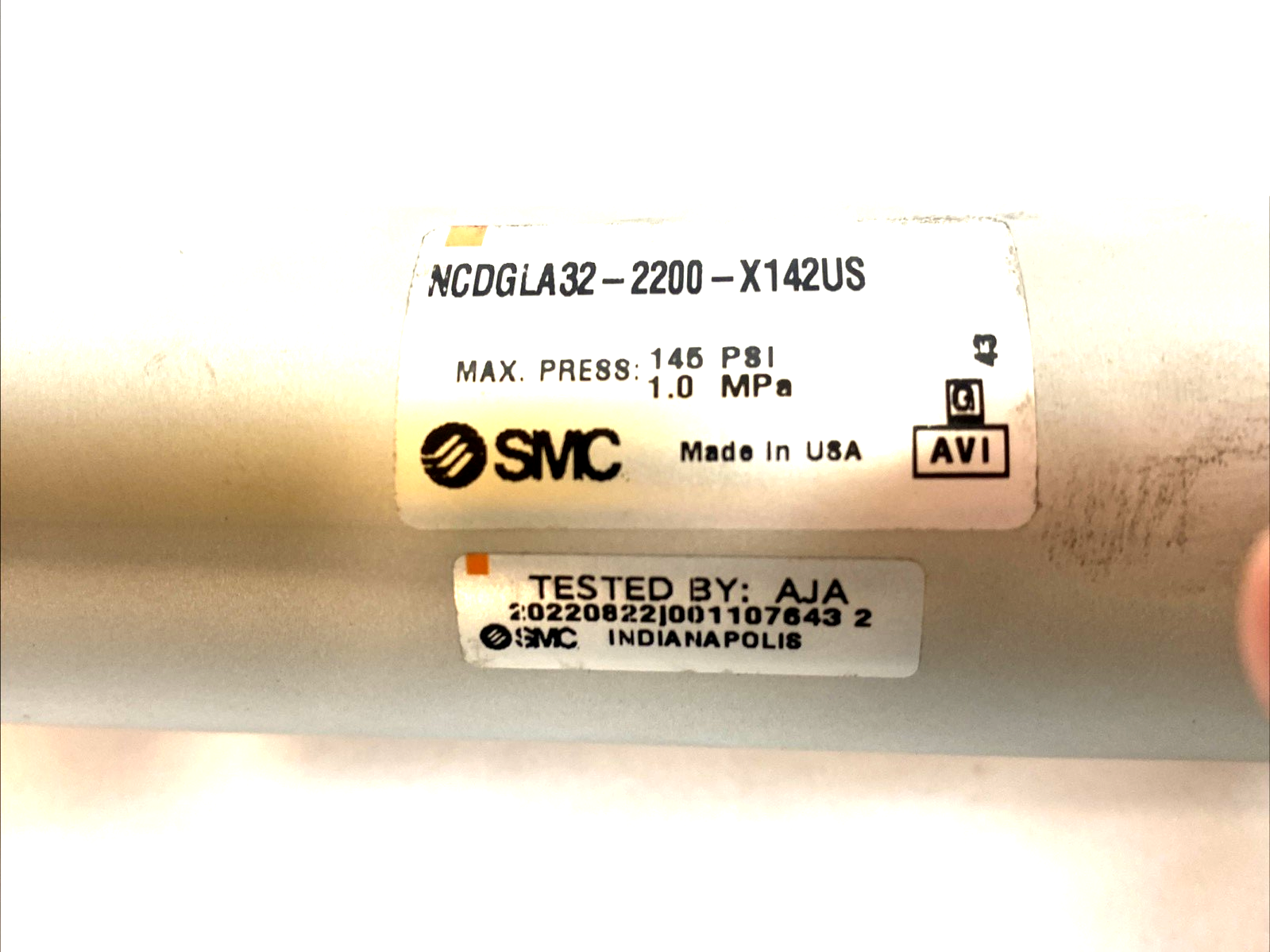 NCDGLA32-2200-X142US | SMC Pneumatic Cylinder 32mm Bore - New Other - Maverick Industrial Sales
