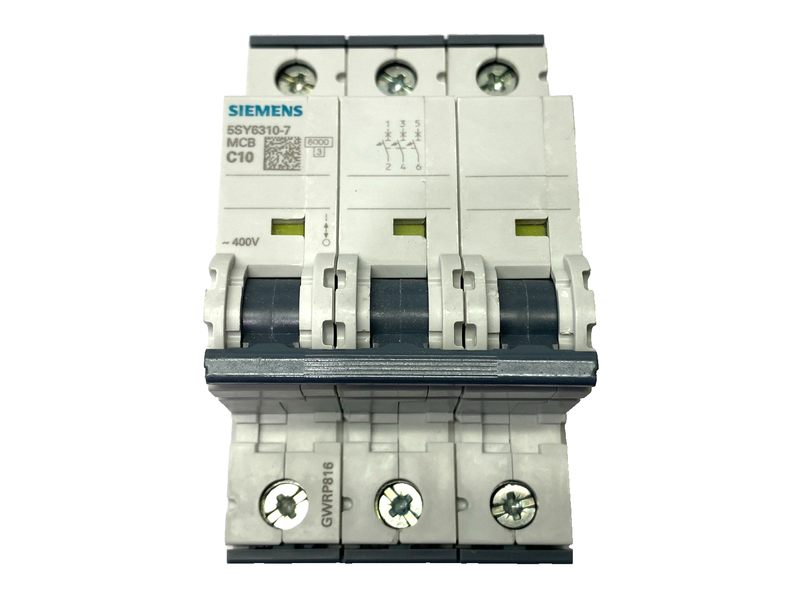 Siemens 5SY6310-7 Miniature Circuit Breaker 3-Pole 400V 10A - Maverick Industrial Sales