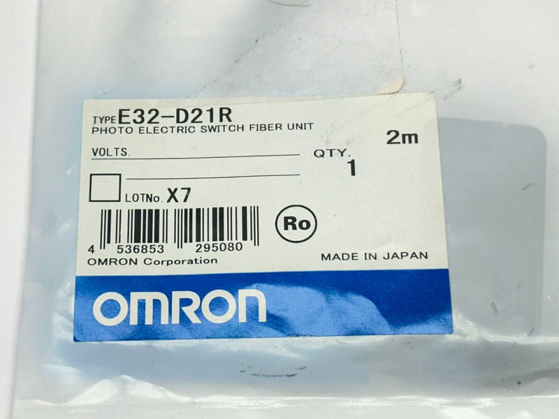 Omron E32-D21R Photoelectric Switch Fiber Unit 2m - Maverick Industrial Sales