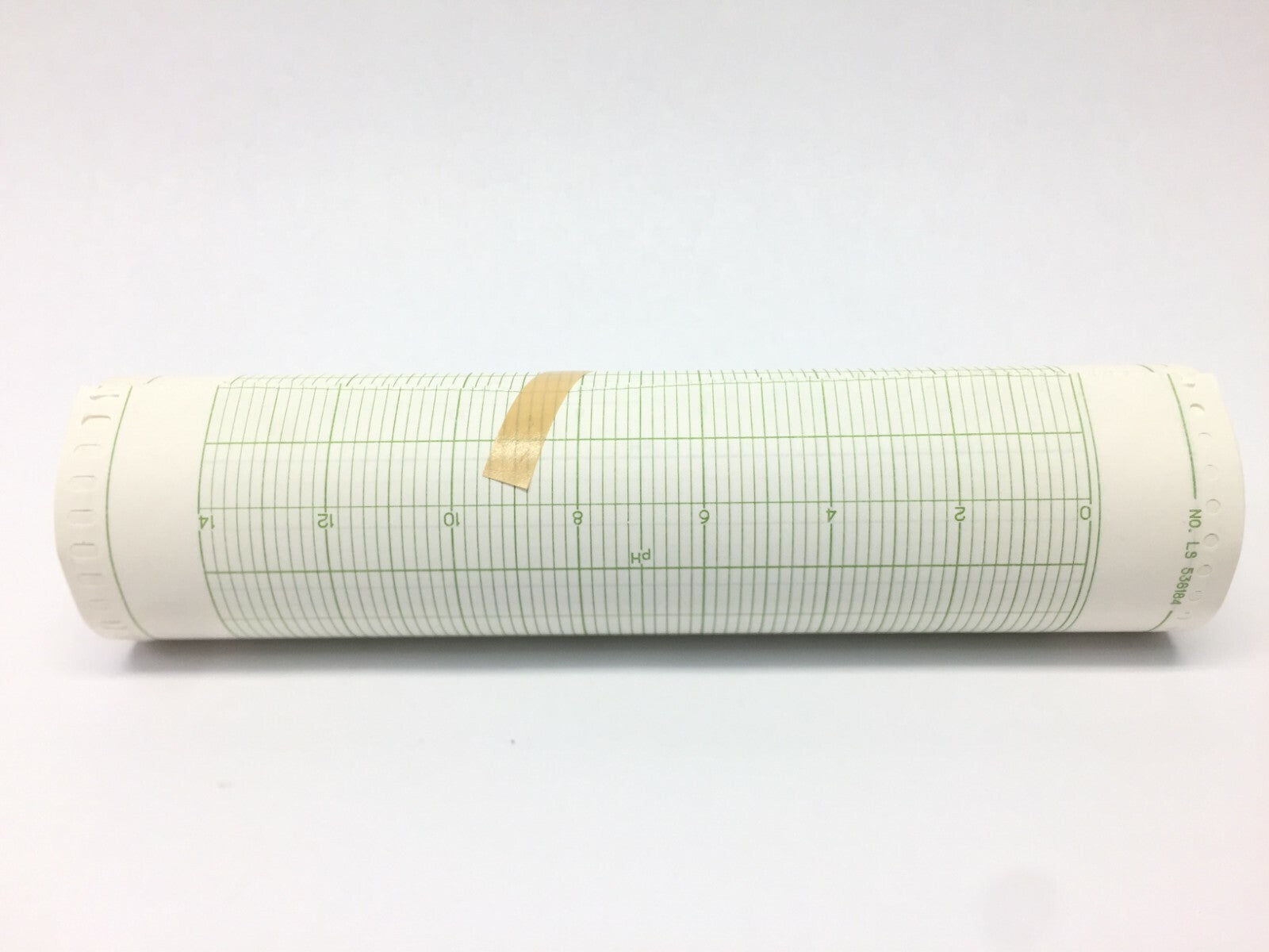 Graphic Controls LS 538184 Chart Paper 8-3/4" Wide 0-14 PH Range - Maverick Industrial Sales