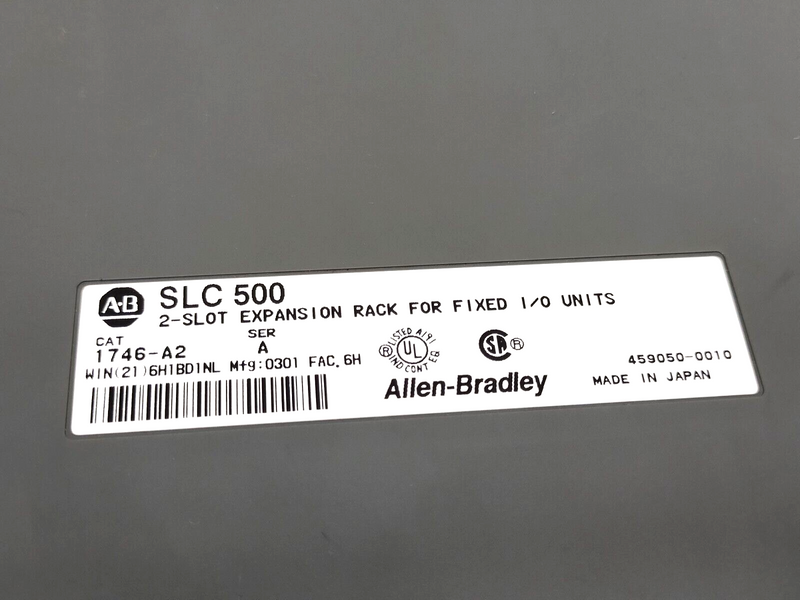 Allen Bradley 1747-L20C Ser. C SLC 500 PLC Processor & 1746-A2 Expansion Rack - Maverick Industrial Sales