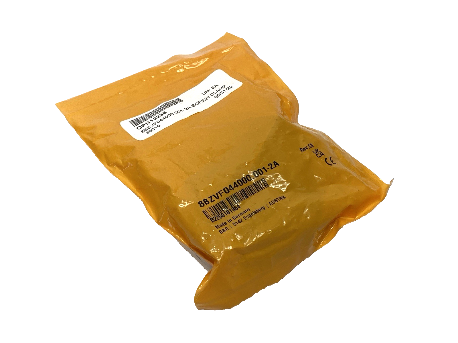 8BZVF044000.001-2A | B&R Terminal Block Set Screw Clamp - New - Maverick Industrial Sales