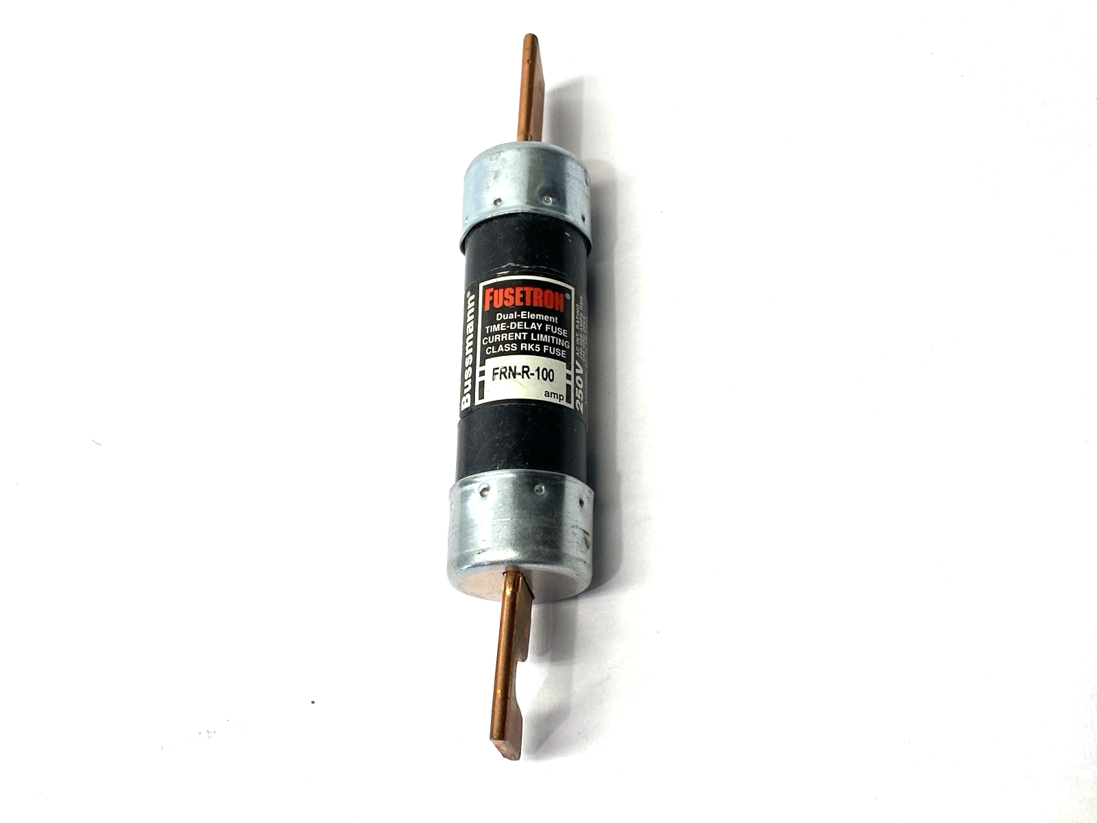 Bussmann Fusetron FRN-R-100 Time Delay Dual Element Fuse Class RK5 250V 100A - Maverick Industrial Sales