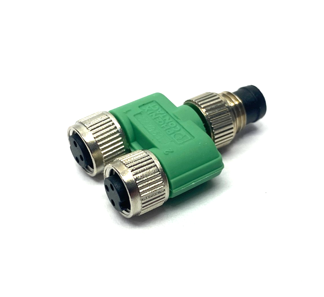 1696222 | Phoenix Contact Y-Distributor 3-Position SAC-3P-M 8Y/2XM 8FS VP - New - Maverick Industrial Sales