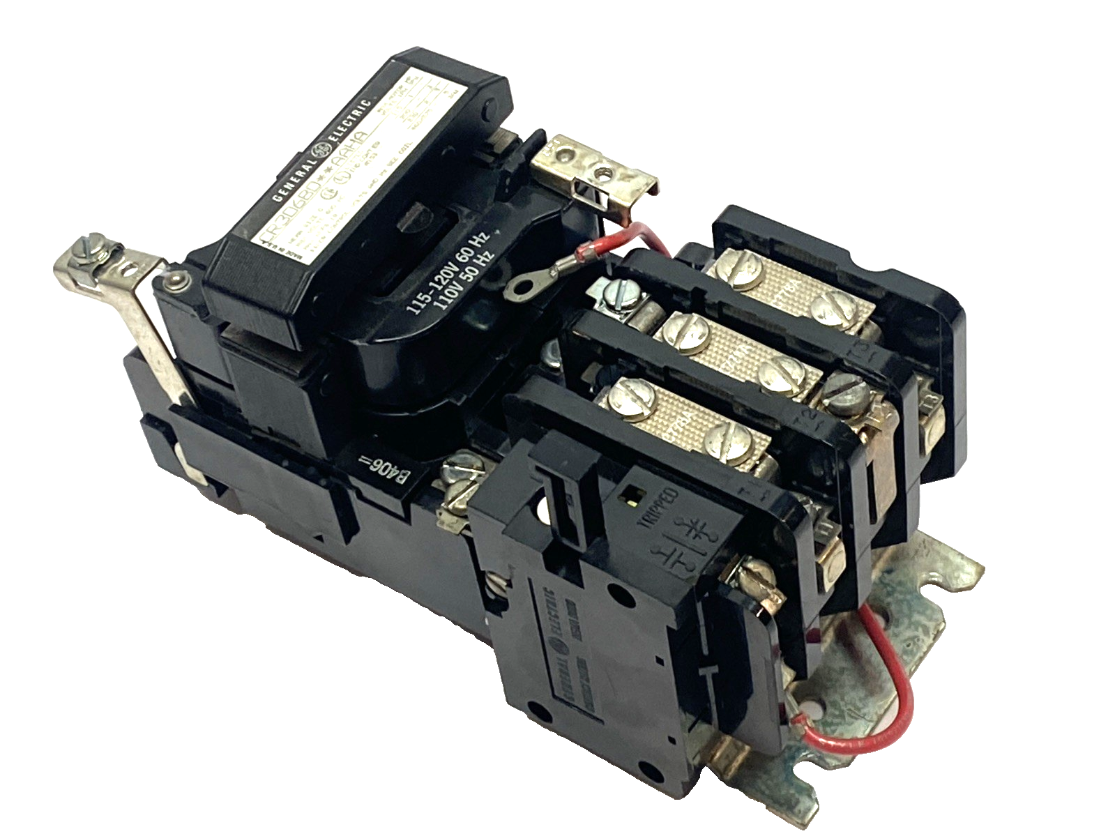 GE CR306BD Magnetic Motor Starter NEMA Size 0 18A 600V 120V Coil B406 Heater - Maverick Industrial Sales