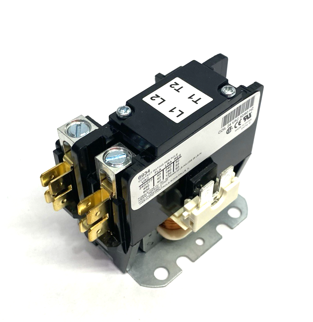 Hartland Controls 6934 Definite Purpose Relay Contactor 24V HCC-1XQ04GB271 - Maverick Industrial Sales