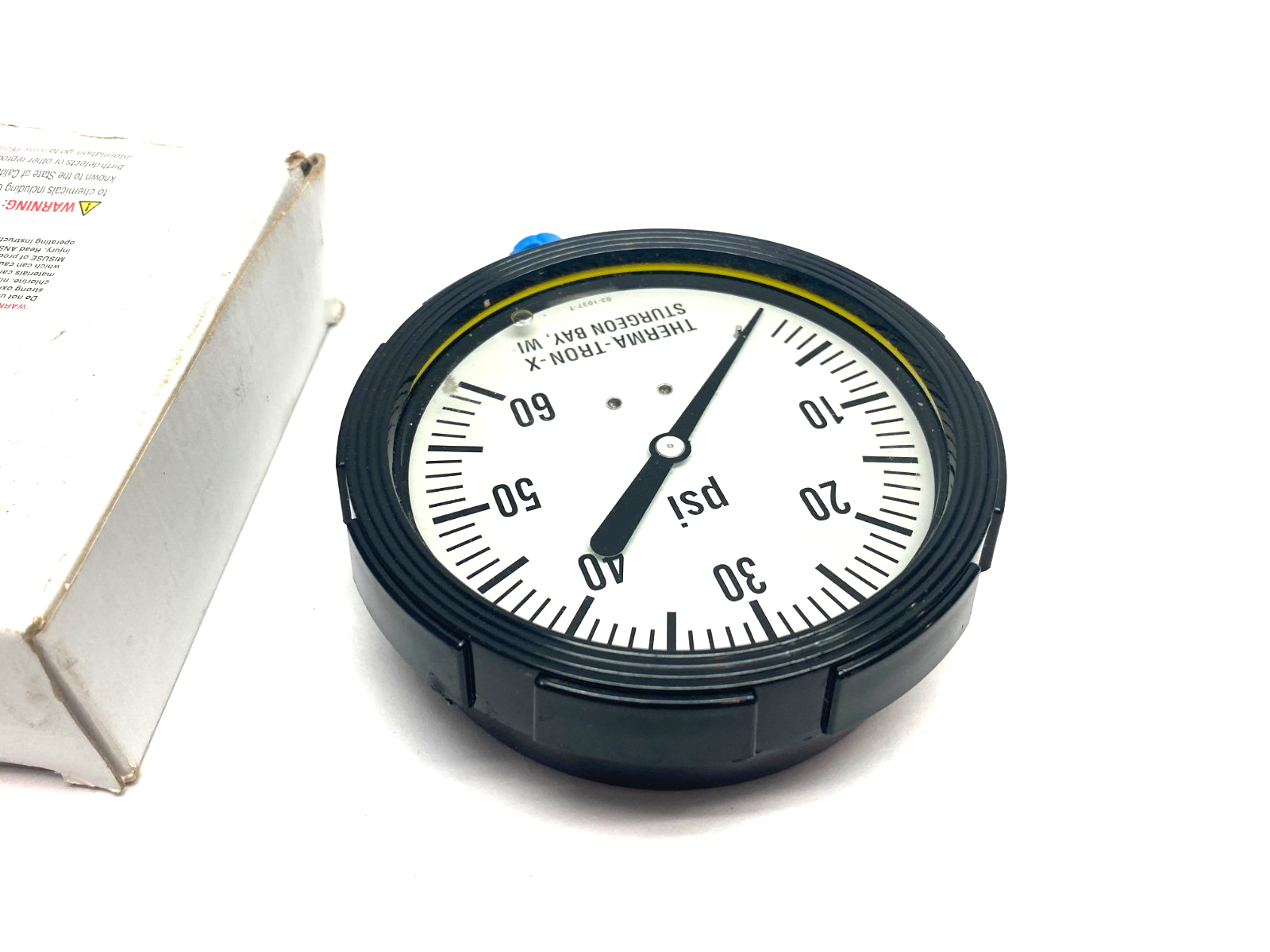 Therma Tron X LFS312-60-PSI-G-IV1 SPAN Pressure Gauge 0-60psi 3.5" Dia - New – Open box - Maverick Industrial Sales