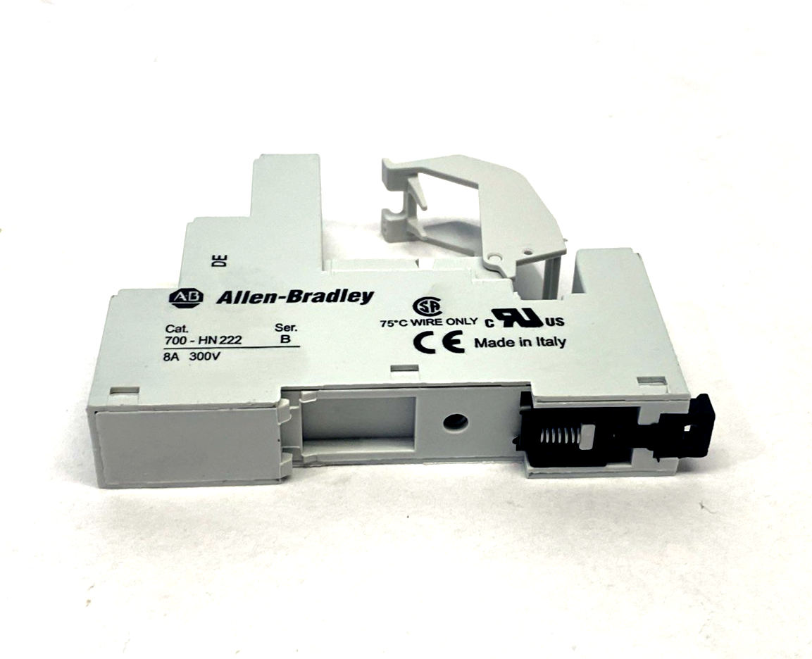700-HN222 | Allen Bradley Ser. B 8 Blade 8A Screw Terminal Relay Socket LOT OF 2 - New – Open box - Maverick Industrial Sales