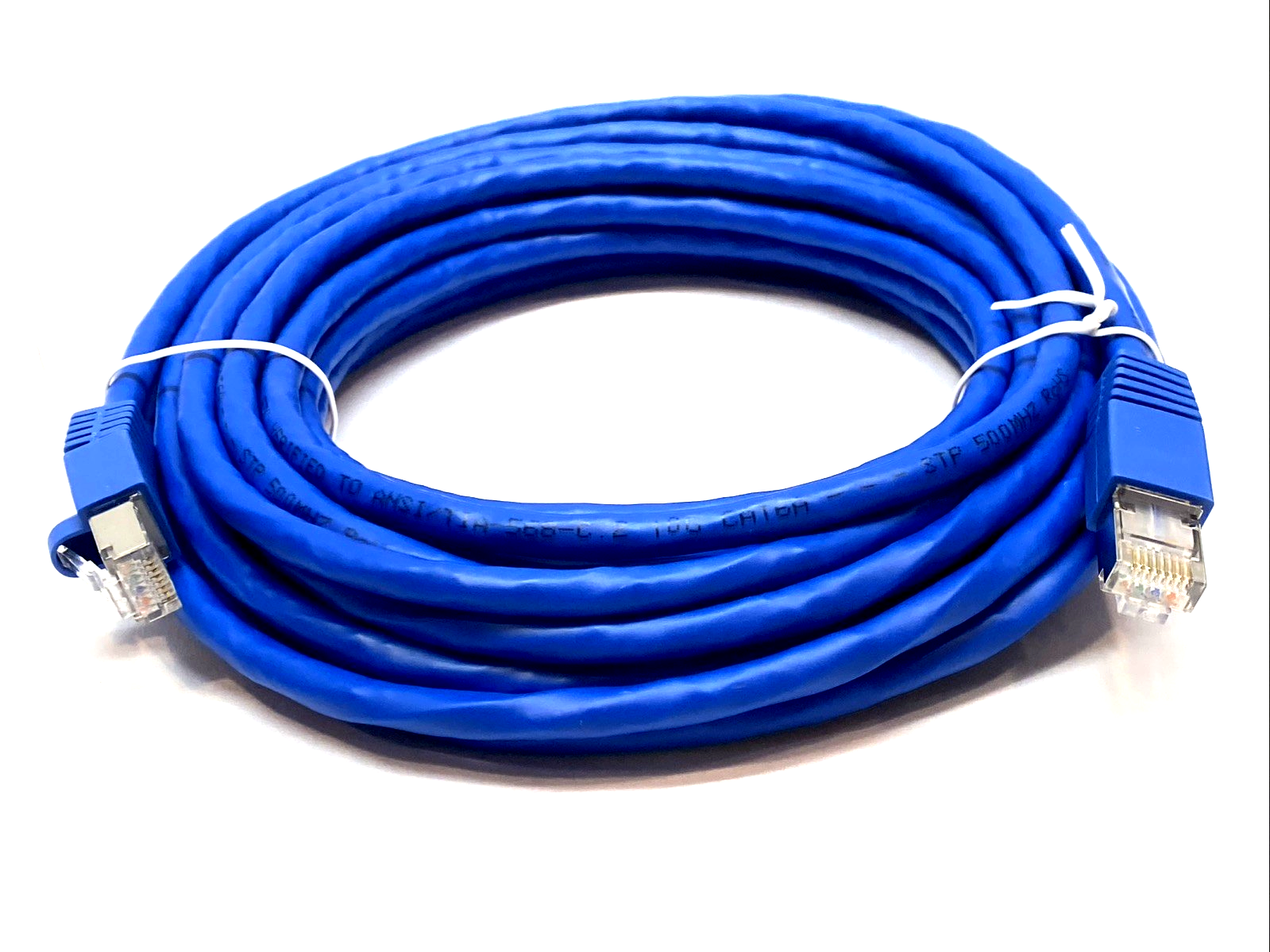 N262-025-BL | Tripp Lite Cat6a 10G Shielded Snagless STP Patch Cable 25ft Blue - New - Maverick Industrial Sales