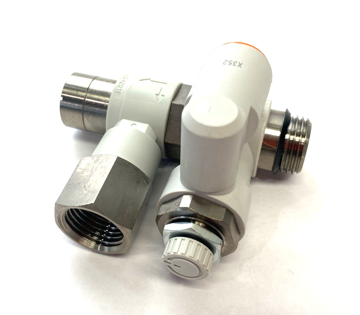 ASP630F-U04-13-X352 | SMC Pilot Check Speed Control Valve, Residual Relief Valve - New – Open box - Maverick Industrial Sales