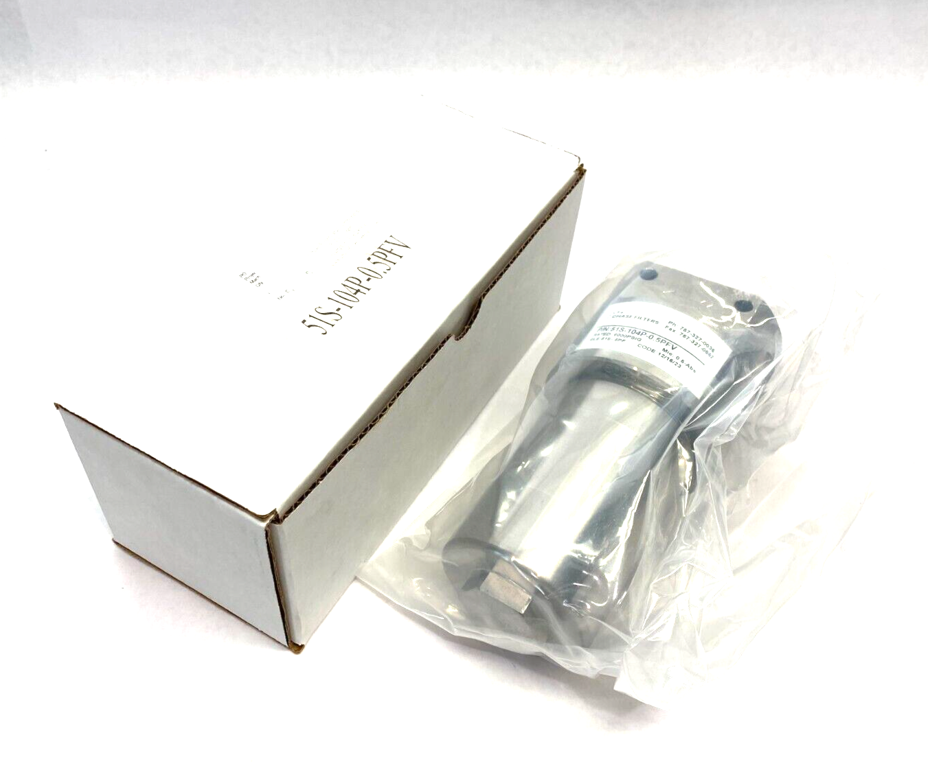 Chase Filters 51S-104P-0.5PFV T-Type Ultra High Pressure Filter 6000PSIG - Maverick Industrial Sales
