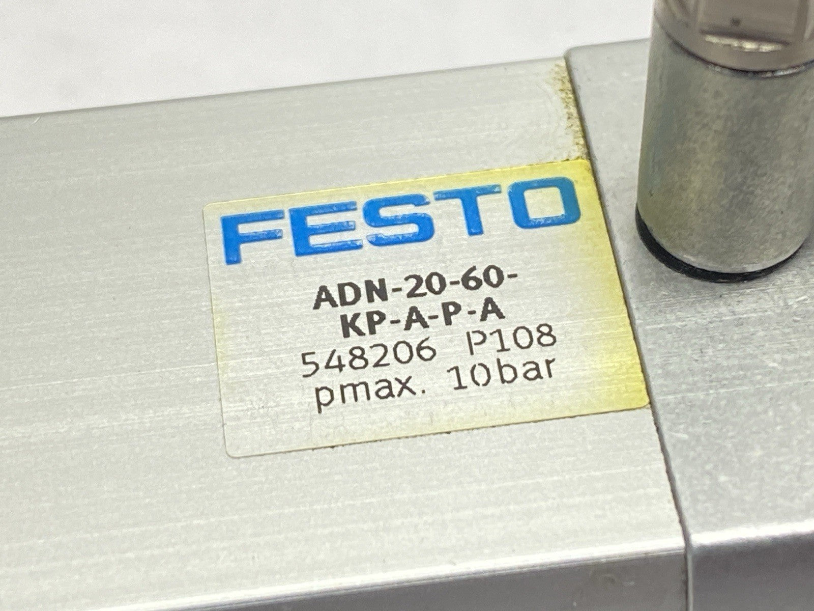 Festo ADN-20-60-KP-A-P-A Compact Pneumatic Cylinder 20mm Bore 60mm Stroke - Maverick Industrial Sales