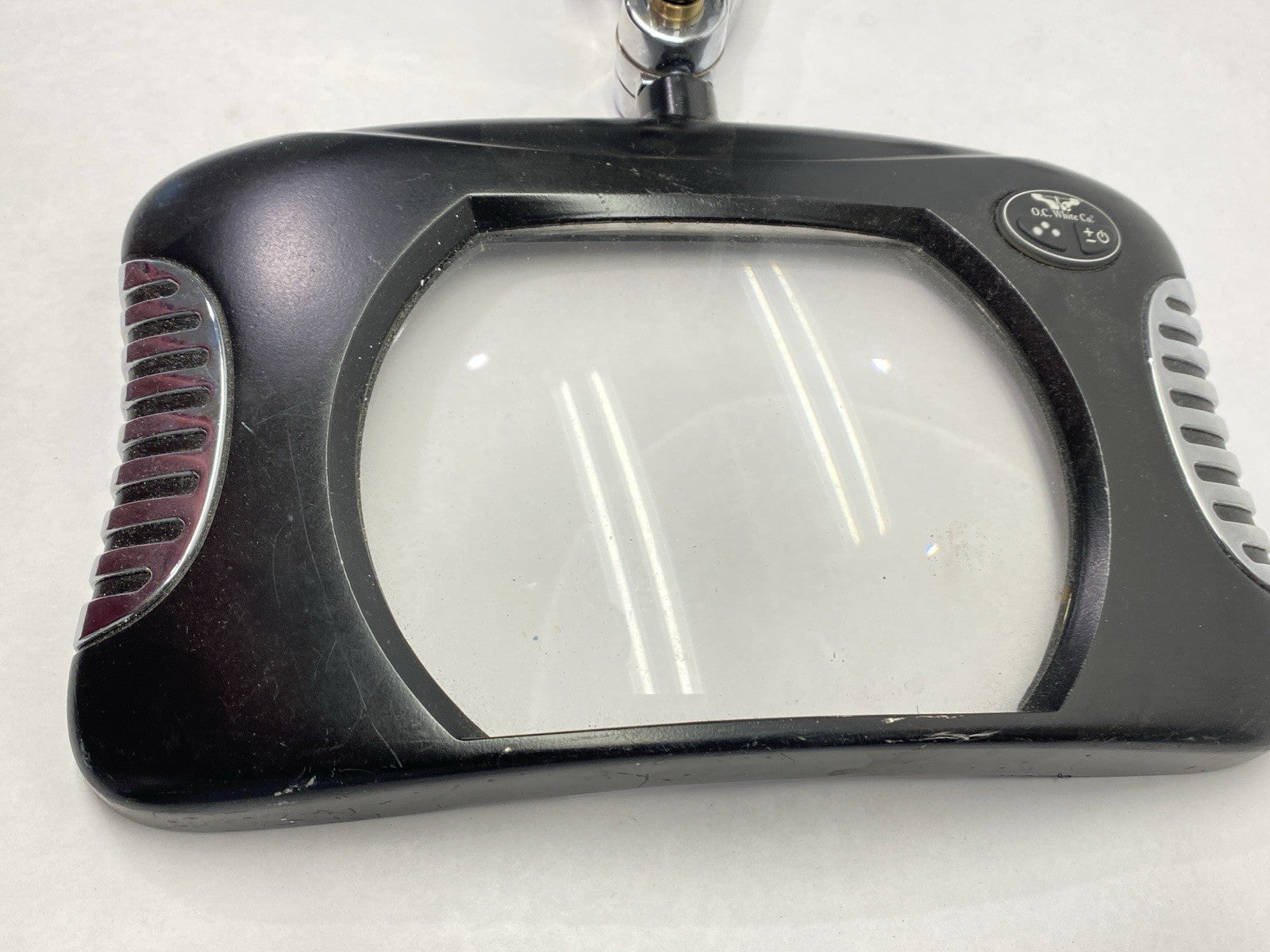 82400-4-B | O.C. White Green-Lite 7" x 5.25" Rectangle ESD Safe Magnifying Lamp - Used - Maverick Industrial Sales