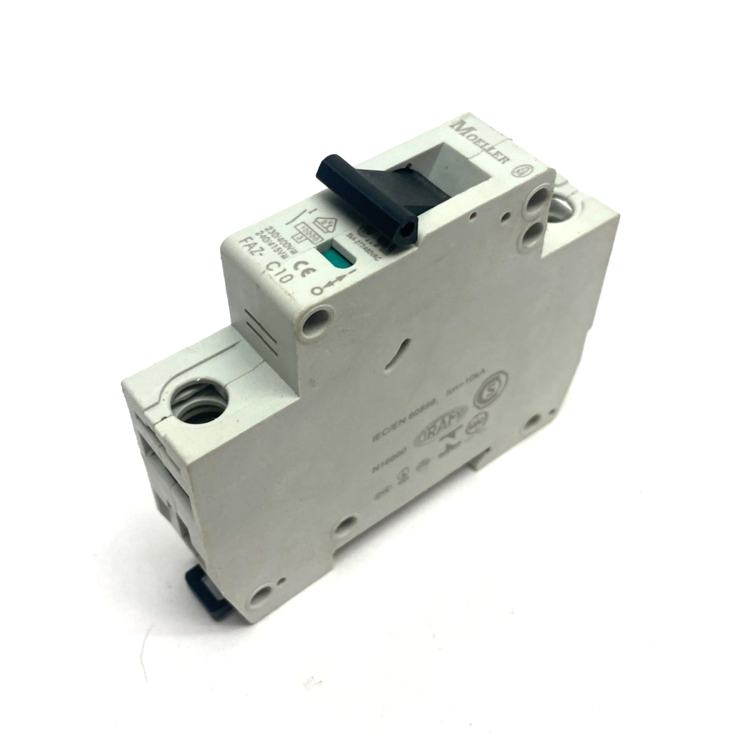 FAZ-C10 | Eaton Moeller Miniature Circuit Breaker 1-Pole - Used - Maverick Industrial Sales