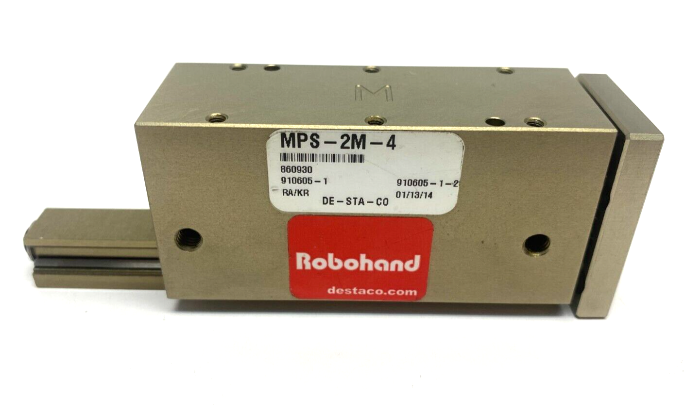 Destaco Robohand MPS-2M-4 Miniature Dual-V Roller Bearing Slide Magnetic Piston - Maverick Industrial Sales