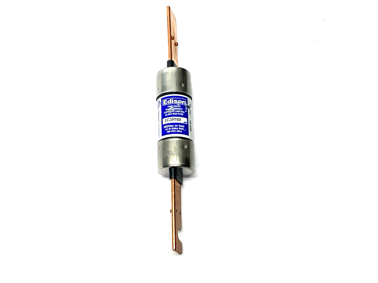 Edison ECSR100 Time Delay Dual Element Fuse Class RK5 600VAC 100A - Maverick Industrial Sales