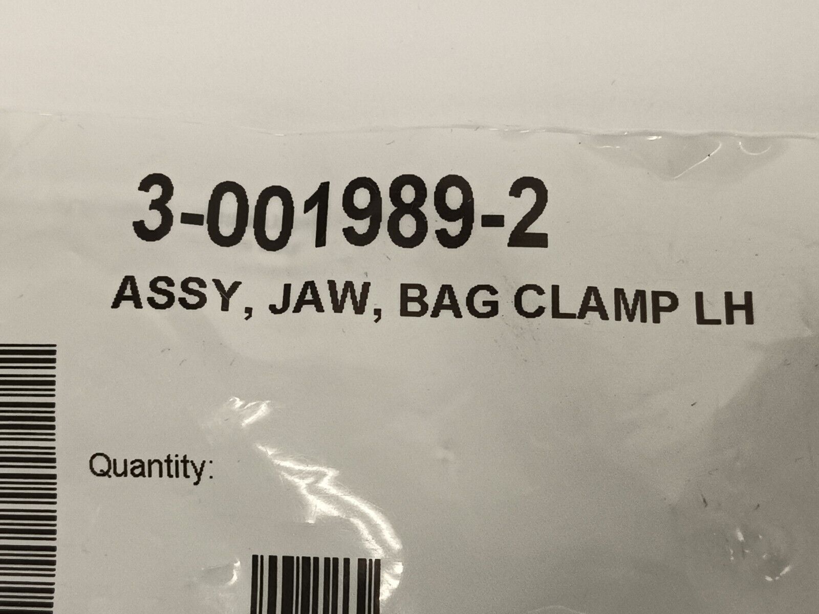 Automated Packaging Systems 3-001989-2 Bag Clamp Jaw Assembly LH - Maverick Industrial Sales